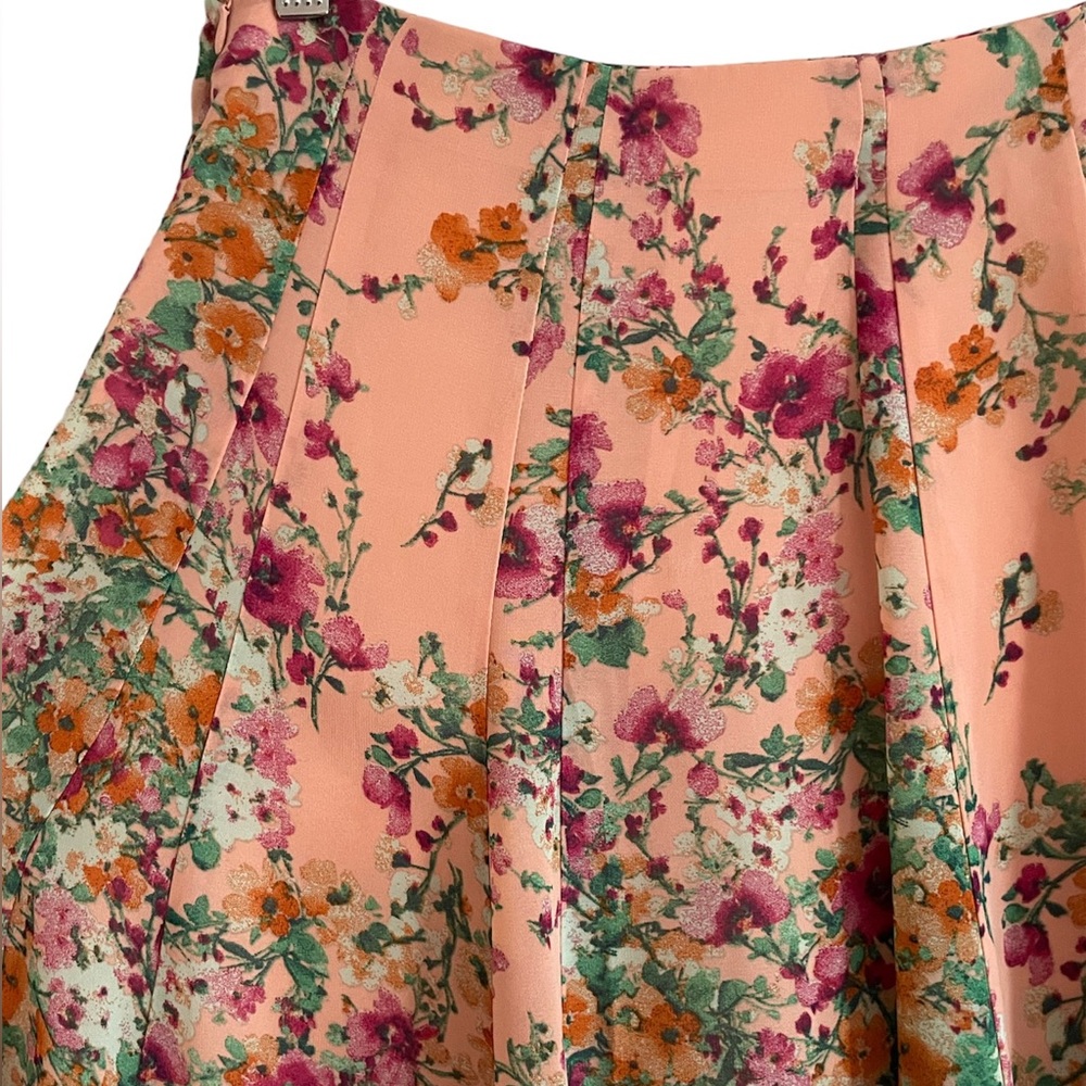 Forever 21 Floral Full Midi Skirt - Picture 2 of 7